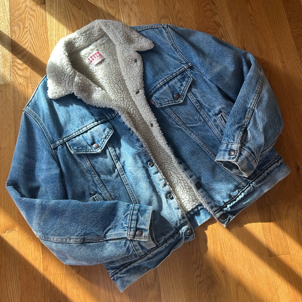 Vintage Levi’s Sherpa Denim Jacket